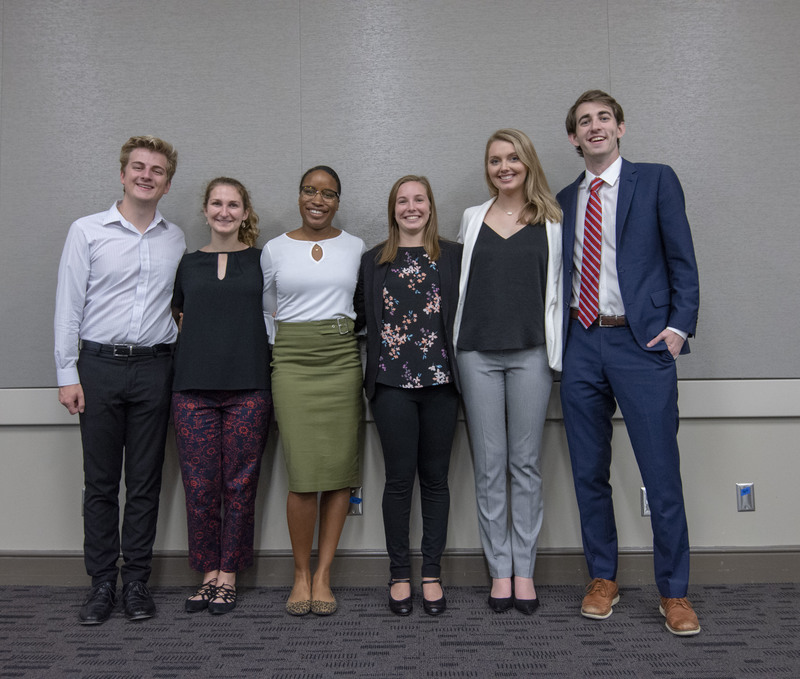 Nine IRMAS students that traveled to Chicago for the 47th Annual Gamma Iota Sigma International Conference