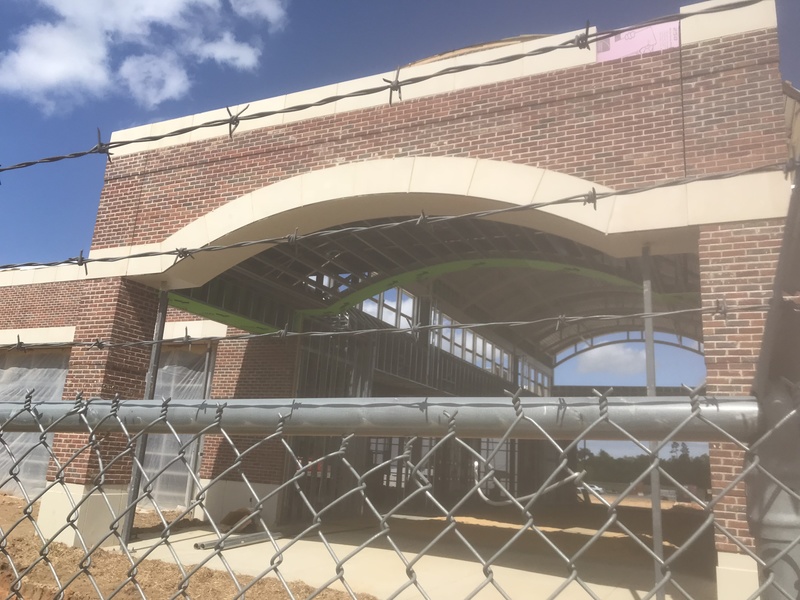 Construction on the new EDGE building