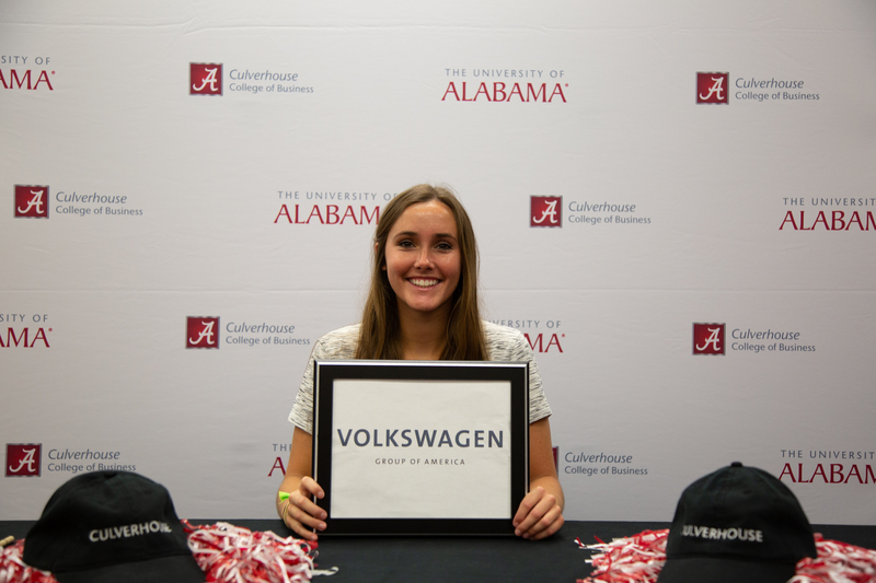 Senior Amanda Murff has accepted a position with Volkswagen Group of America.