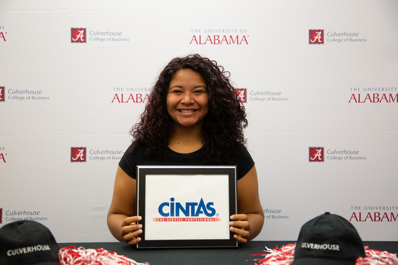 Senior Katie Noriega will intern with CINTAS this summer.