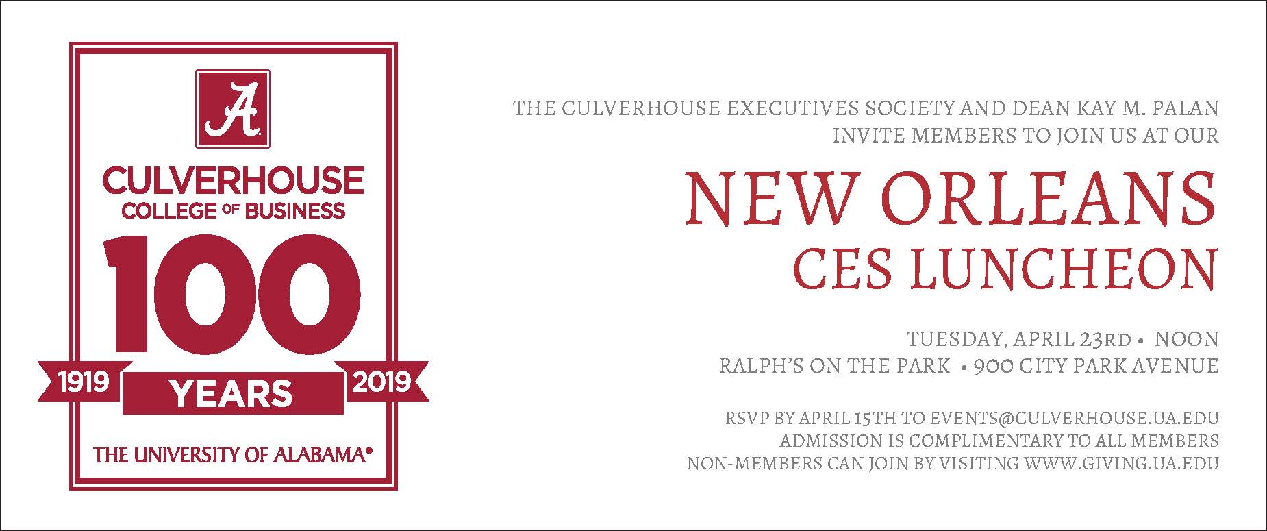 new orleans ces invitation