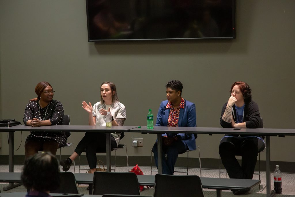 Women in Small Business Panelists discuss the challenges and successes they've faced starting businesses