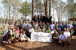 group of turkey hunters