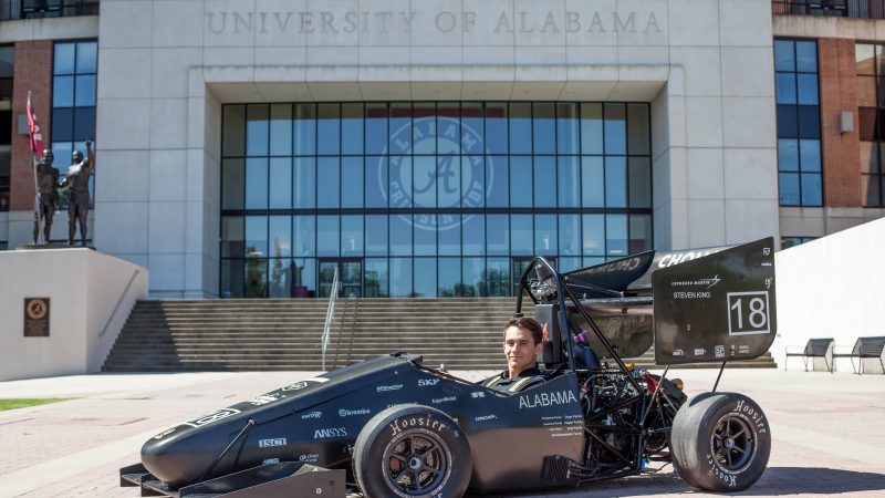 How This Culverhouse Student Manages the Business Behind the Race Car