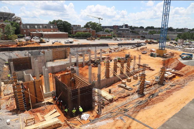 Hewson Hall construction site