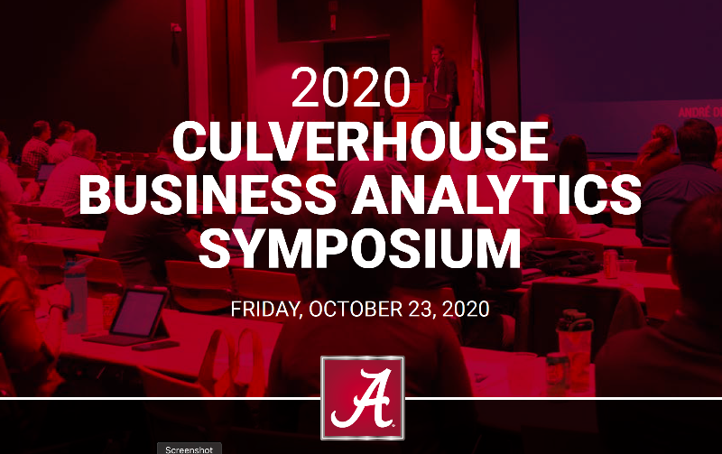 2020 Culverhouse Business Analytics Symposium