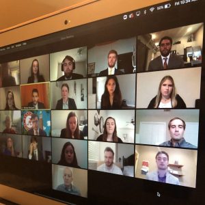 students presenting at the 2020 Virtual Speaker's Edge at MBA Launch