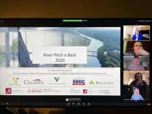 Dr. Theresa Welbourne, Executive Director of AEI kicks off the 2020 virtual River Pitch Competition