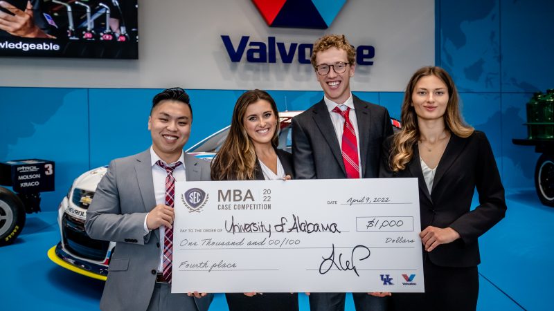 Manderson Takes Fourth Place at 2022 SEC MBA Case Competition