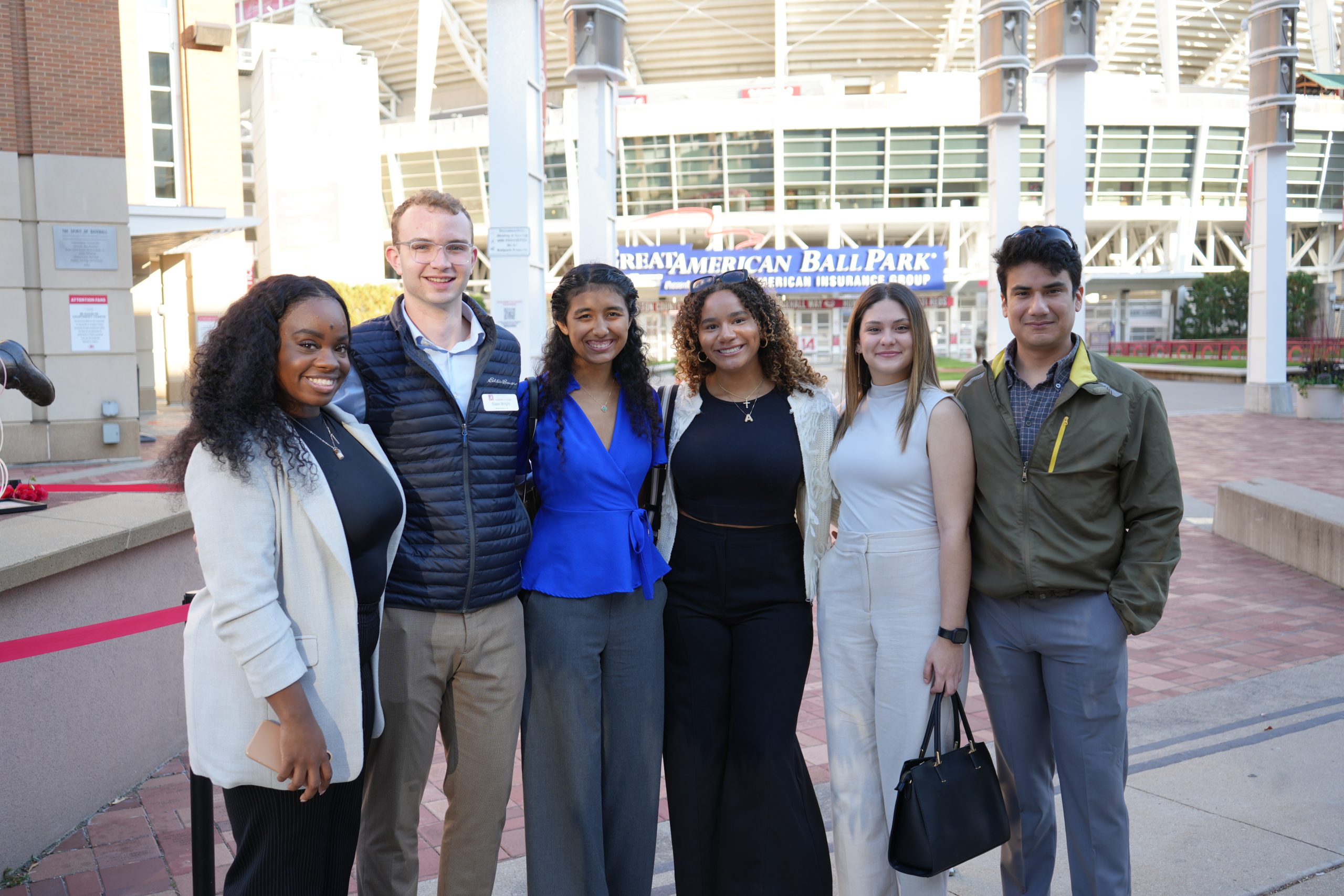 students at great american ballpark