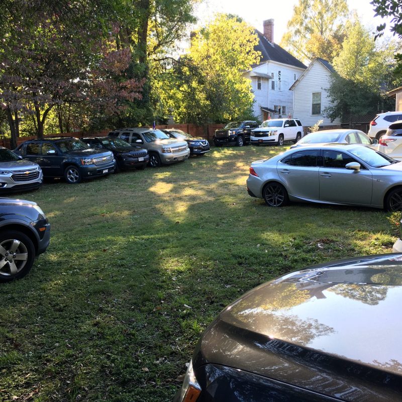 Any given Saturday, backyards in Tuscaloosa fill up with cars belonging to tailgaters and game attendees.