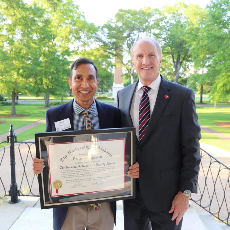 Anup Agrawal and UA President Stuart bell