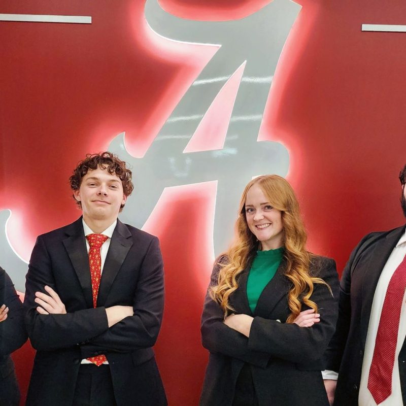 From left, Faith Turner, Asa Moran, Lindsey Brewer, and Andrew Mannion