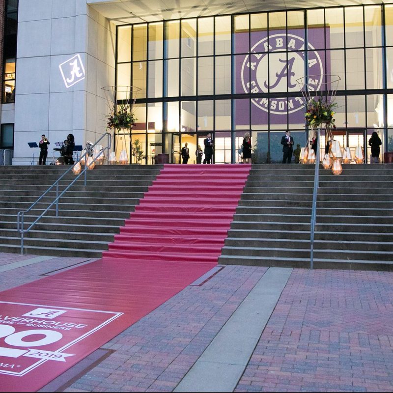 the red carpet was rolled out for the Culverhouse Centennial Gala